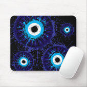 Tapis De Souris Evil Eye Protection iPhone / iPad case (Avec souris)