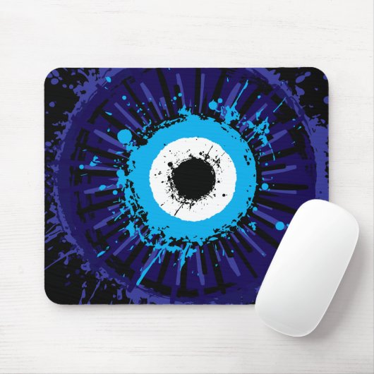 Tapis De Souris Evil Eye Protection iPhone / iPad case (Avec souris)
