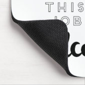 Tapis De Souris Évitez Le Café C'Est Un Travail Pour L'Alcool (Coin)
