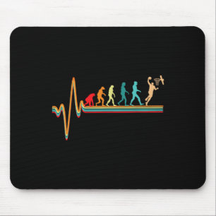 Tapis De Souris Evolution Basketball Jeu de bal Jeu Heartbeat