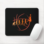 Tapis De Souris Evolution Basketball Player Ball Game Hos (Avec souris)
