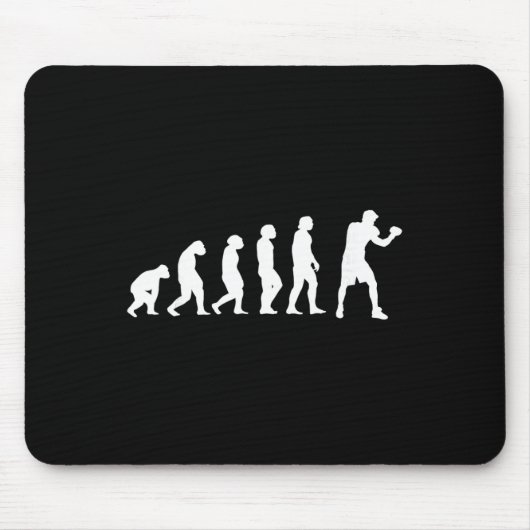 Tapis De Souris Évolution de boxe kickboxing Combat de boxe Boxeur (Devant)