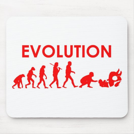 Tapis De Souris Évolution de Jiu Jitsu (Devant)