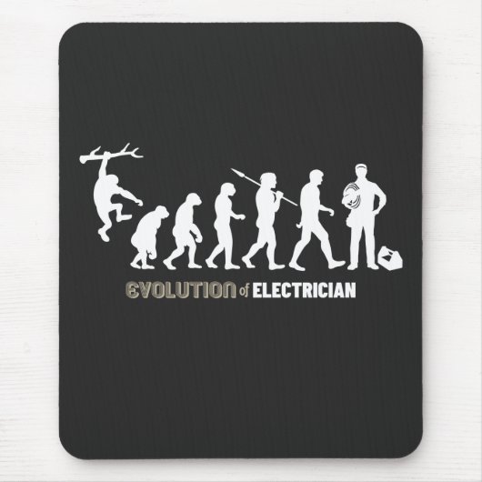 Tapis De Souris Évolution de l'électricien (Devant)