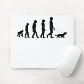 Tapis De Souris Évolution de marche de chien (Avec souris)