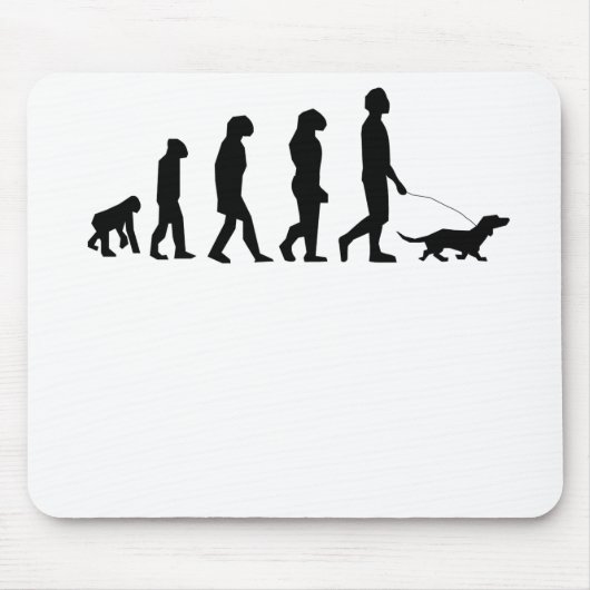 Tapis De Souris Évolution de marche de chien (Devant)