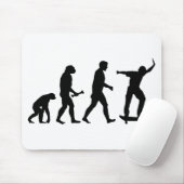 Tapis De Souris Évolution de planche à roulettes (Avec souris)