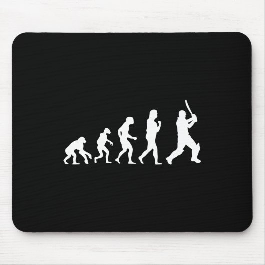Tapis De Souris Évolution de Tsman pour les joueurs de cricket amu (Devant)
