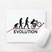 Tapis De Souris Évolution de vélo de montagne (Avec souris)