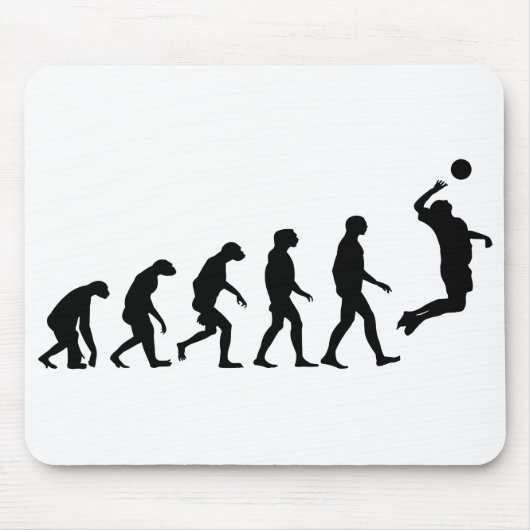 Tapis De Souris Évolution de volleyball (Devant)