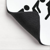 Tapis De Souris Évolution des hommes (Coin)