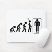 Tapis De Souris Évolution des hommes (Avec souris)