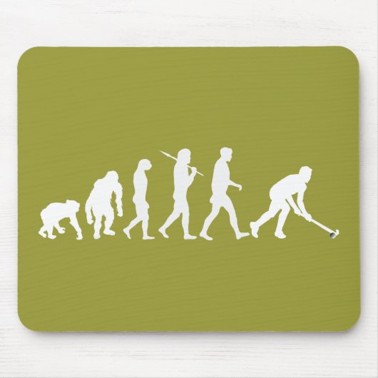 Tapis De Souris Évolution d'hockey de champ - cadeaux d'hockey (Devant)