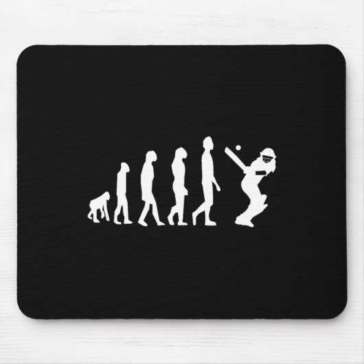 Tapis De Souris Évolution du cricket  (Devant)