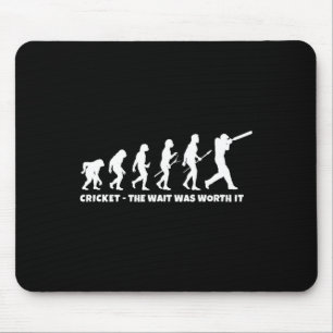 Tapis De Souris Évolution du cricket pour joueur de cricket drôle