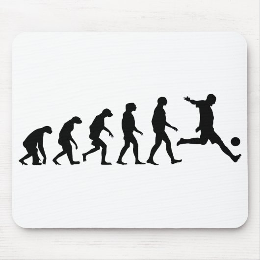 Tapis De Souris Évolution du football (Devant)