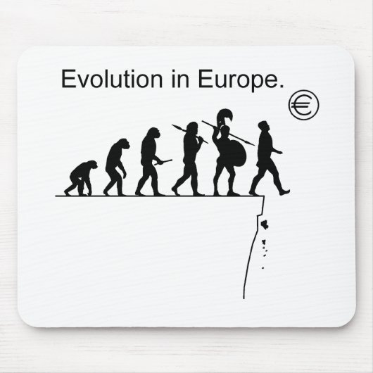 Tapis De Souris Évolution en Europe (Devant)