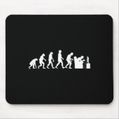 Tapis De Souris Evolution Funny Retro Jeu Vidéo Joueur Nerd Cadeau (Devant)