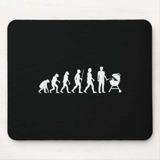 Tapis De Souris Evolution Grilling Funny Barbecue Grill Rbecue (Devant)
