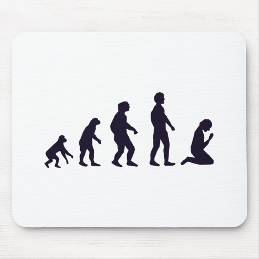 Tapis De Souris ÉVOLUTION HUMAINE, chiffres, cadeaux (Devant)