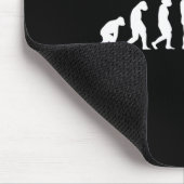 Tapis De Souris Evolution humaine Ski Snowboard (Coin)