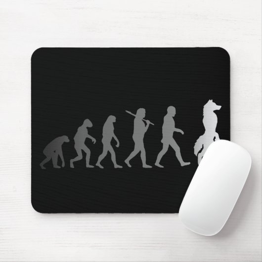 Tapis De Souris Évolution velue (Avec souris)