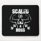 Tapis De Souris Évolutivité Comme Un Boss Bodybuilder (Devant)