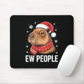 Tapis De Souris Ew People Capybara Christmas Funny Introvert Holid (Avec souris)