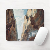 Tapis De Souris Excavation de bâti olive, milles de (Avec souris)