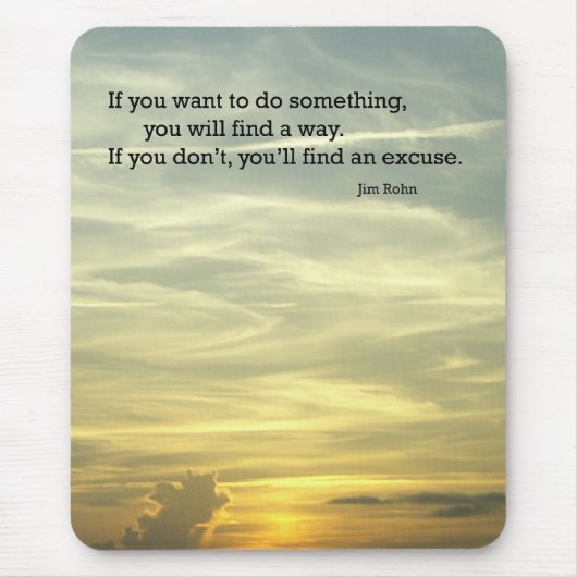 Tapis De Souris Excuse (Devant)