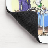 Tapis De Souris Excusez-moi de Mlle Travail Drôle Tee - shirt Cart (Coin)