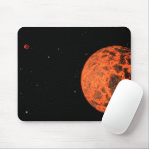 Tapis De Souris Exoplanet Ucf-1.01 Orbitant Une Étoile Appelée Gj