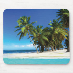 Tapis De Souris Exotic beach throw pillow