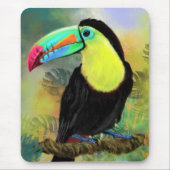 Tapis De Souris Exotique Tropical Toco Toucan Bird - Peinture Mign (Devant)