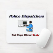 Tapis De Souris Expéditeurs de police (Avec souris)