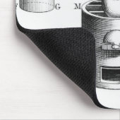 Tapis De Souris Expérience sur la décomposition de l'eau (Coin)