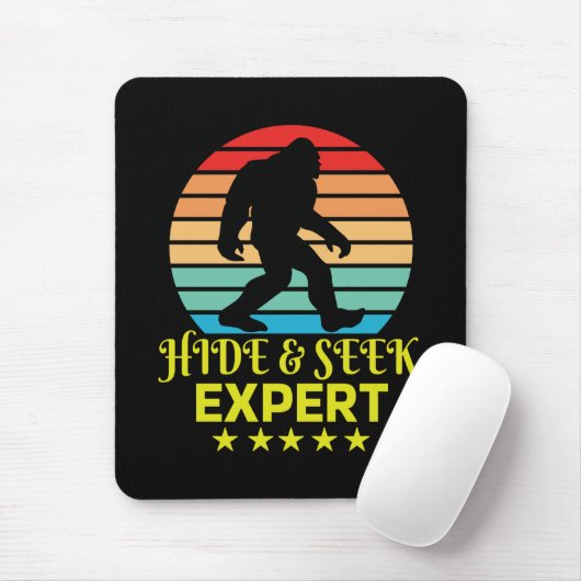 Tapis De Souris Expert Bigfoot Cache-Cache Drôle (Avec souris)