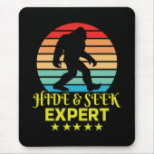 Tapis De Souris Expert Bigfoot Cache-Cache Drôle (Devant)