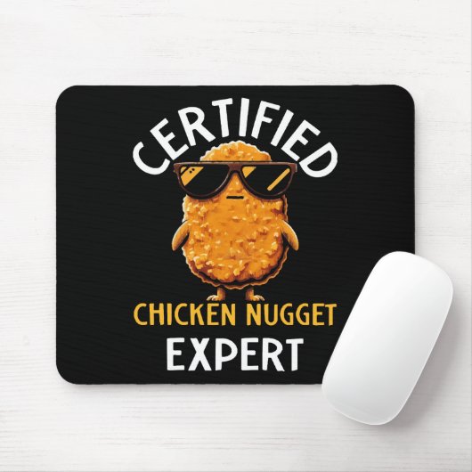 Tapis De Souris Expert certifié en nugget de poulet (Avec souris)