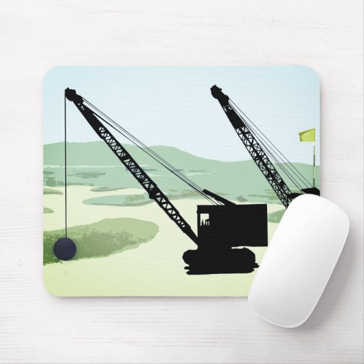 TAPIS DE SOURIS EXPLOITANT DE GRILLE INGÉNIEUR EXPLOITANT GOLF GOL (Avec souris)