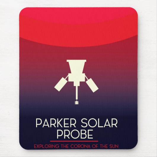 Tapis De Souris Exploration de sonde solaire Parker (Devant)
