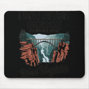 Tapis De Souris Explorer le parc national de New River Gorge en Vi