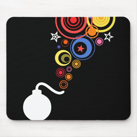 Tapis De Souris Explosion arc-en-ciel du Doom Mousepad (Devant)