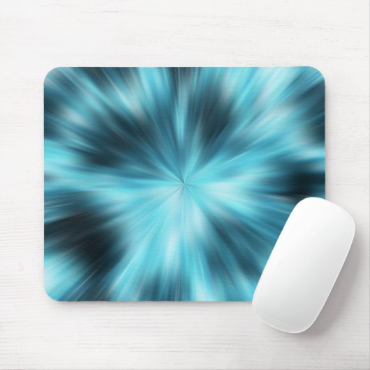 Tapis De Souris explosion bleue (Avec souris)