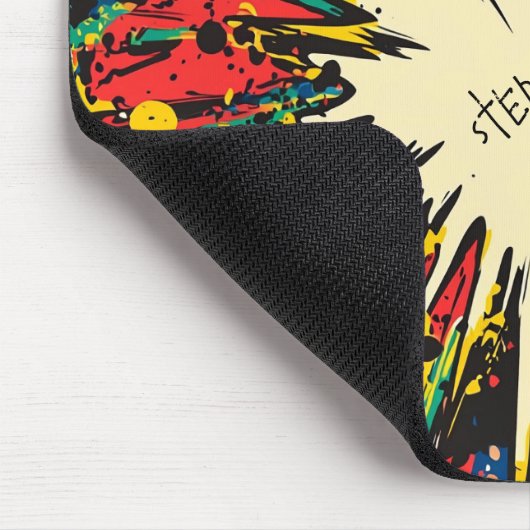 Tapis De Souris Explosion d'art pop de style comique (2) (Coin)