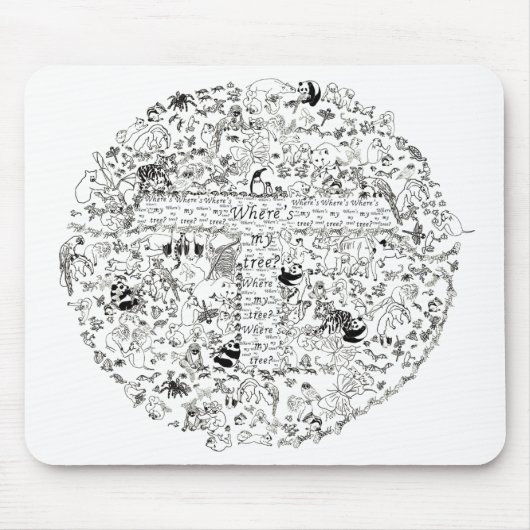 Tapis De Souris Express Animals Trees (Devant)