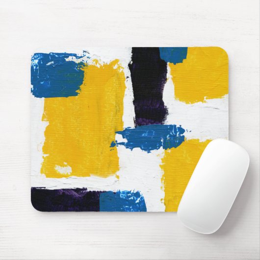 Tapis De Souris Expression Abstraite #2 par Michael Moffa (Avec souris)