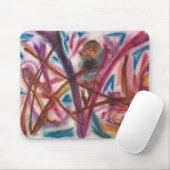 Tapis De Souris Expression en pastel d'art de graffiti (Avec souris)