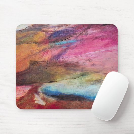 Tapis De Souris Expression Fuchsia (Avec souris)