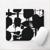Tapis De Souris Expressioniste abstrait (Avec souris)